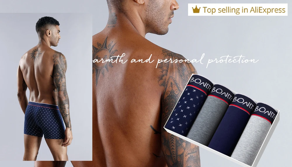 3 stücke Schlüpfer der Männer Sexy Druck Unterwäsche für Mann Solide Homme Unterhose Baumwolle Herren Boxer Shorts Männliche Badehose geschenk – Detail 2