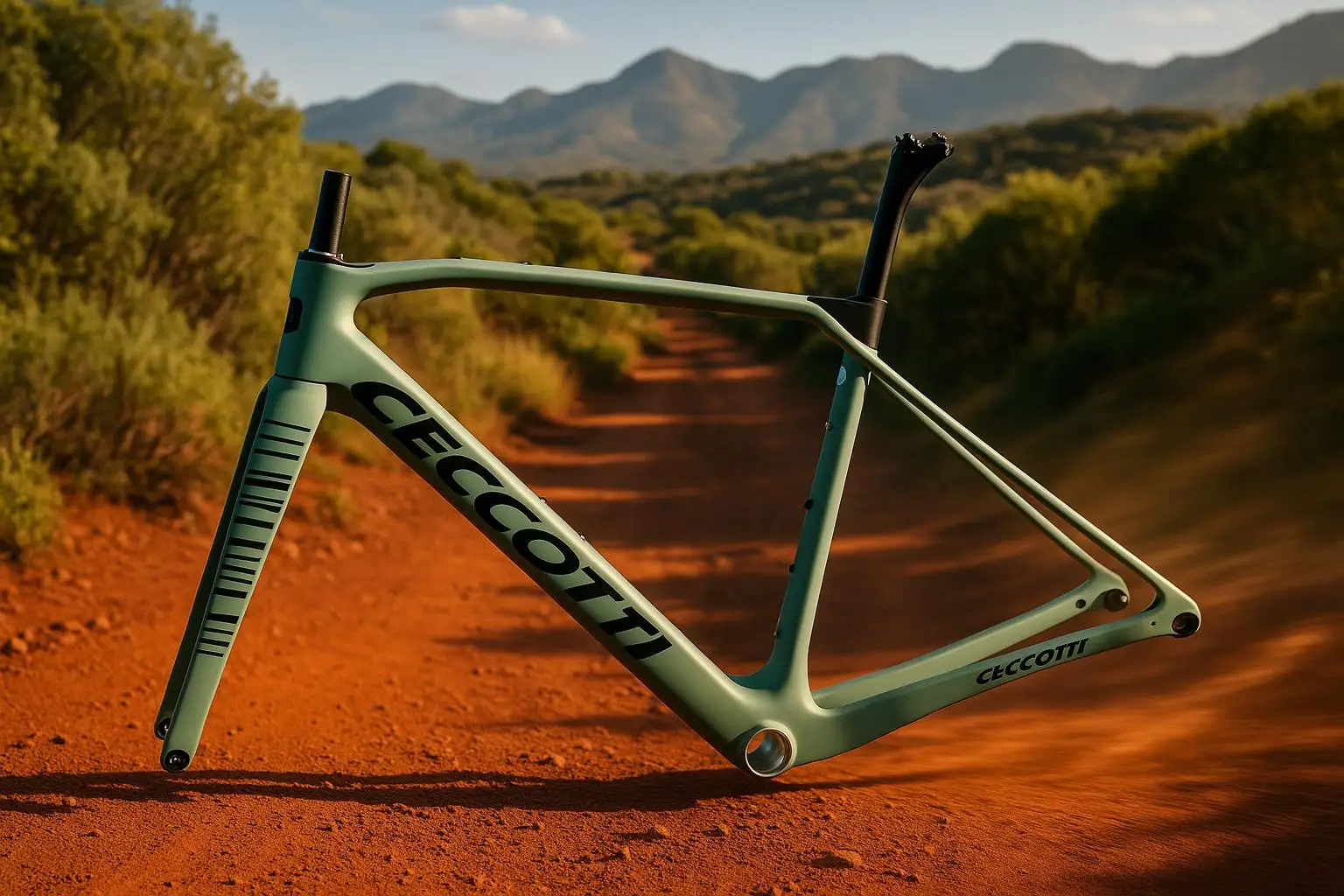 

Customized Color New Carbon Frame for Gravel Bike Full Inner Cable Bicycle Framework