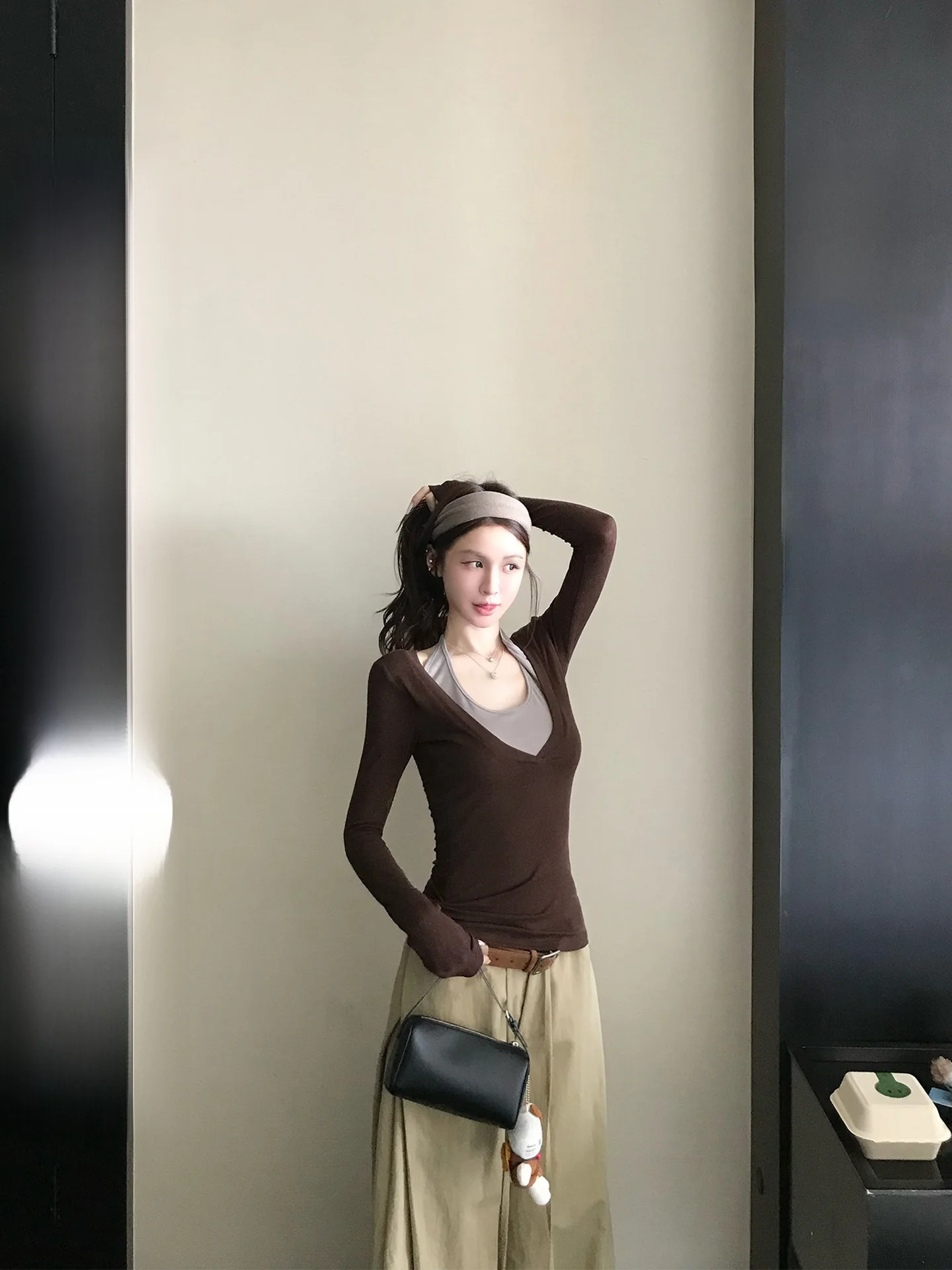 

Женский топ Skk Store из шелка и льна, легкий, с цветными вставками, удлиненный, дышащий, повседневный, модный, весна-лето