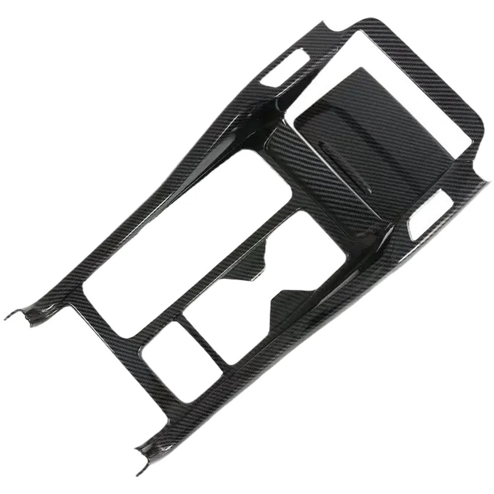 

For Kia For Sorento MQ4 2021 2024 Compatible Gear Shift Panel Cover Trim ABS Construction with Carbon Fiber Grain Visual Effect