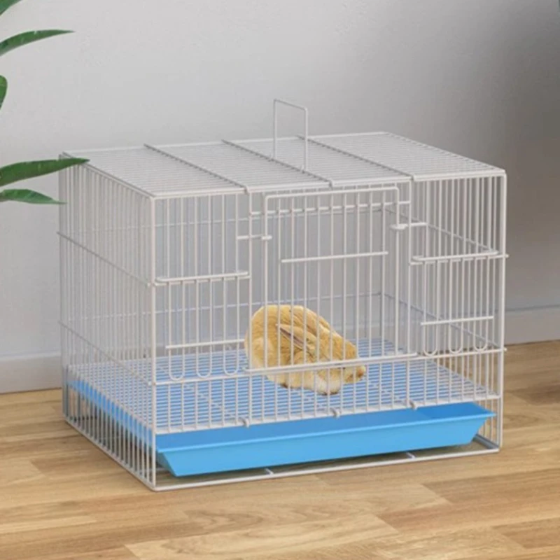 

Rodent Feeding Cage Large Pet Habitats Indoor Rabbit Guinea Pigs Hedgehog Hut Hamster Portable Specific Detachable Iron Cage