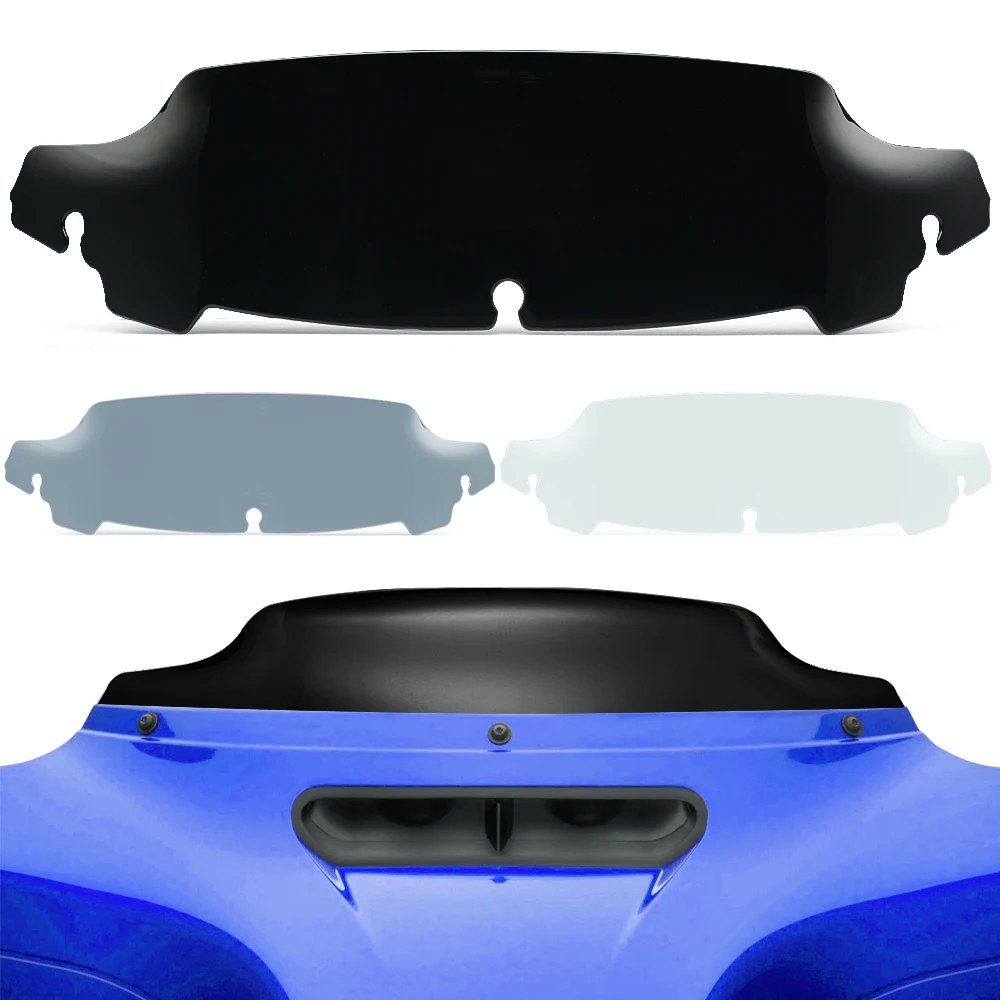 

4.5'' Motorcycle Windshield Windscreens Wind Deflectors fits For Harley Touring Electra Glide Street Glide Tri Glide 2014-2023