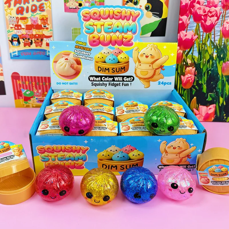 24-pezzi-squishy-glitterati-a-forma-di-raviolo-collezione-blind-box-di-tendenza-giocattoli-spremibili-e-rimbalzanti-per-alleviare-l'ansia-e-il-stress-dei-bambini