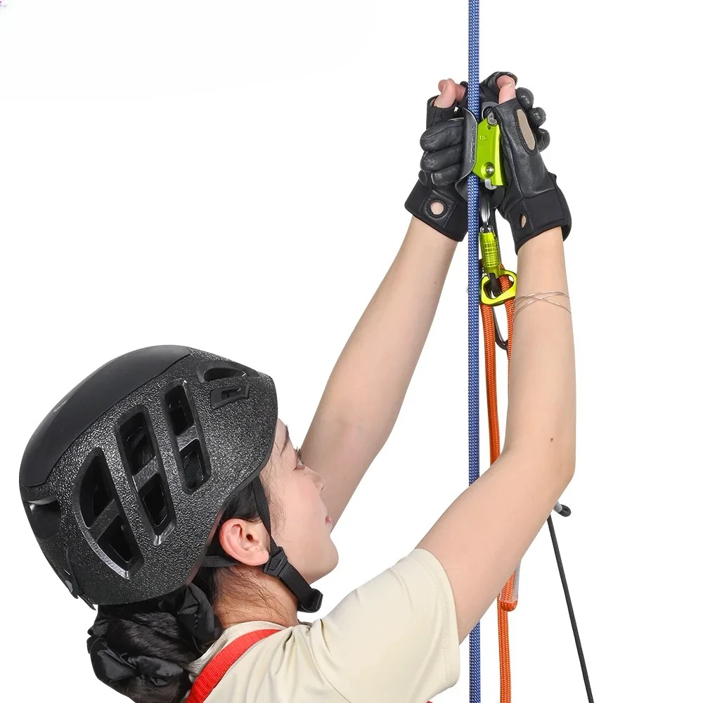 Handleless Hand Ascender, High-Altitude Work Climbing Equipment H6 Rope Climber for SRT & Rescue Gear