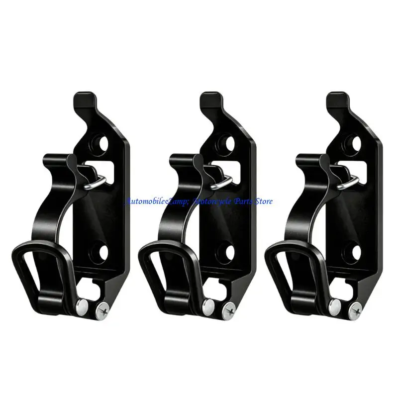 H7BD 3Pcs Quick Release Stainless Steel Holder Clamps Brackets For Fire Axes Handle And Roof Rack Tool With Quick Installation
