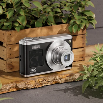 Portable 4K Ultra Clear Macro 60 Megapixel Front and Rear Dual IPS HD Sreen 10x Optical Zoom 6x Digital Zoom Digital Camera
