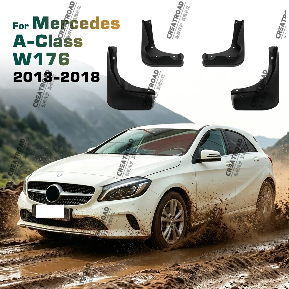 Für Mercedes Benz eine Klasse W176 A260 2013 2014 2015 2016 2017 2018 Kotflügel Schmutz fänger Spritz schutz Kotflügel Schmutz fänger Auto Zugang