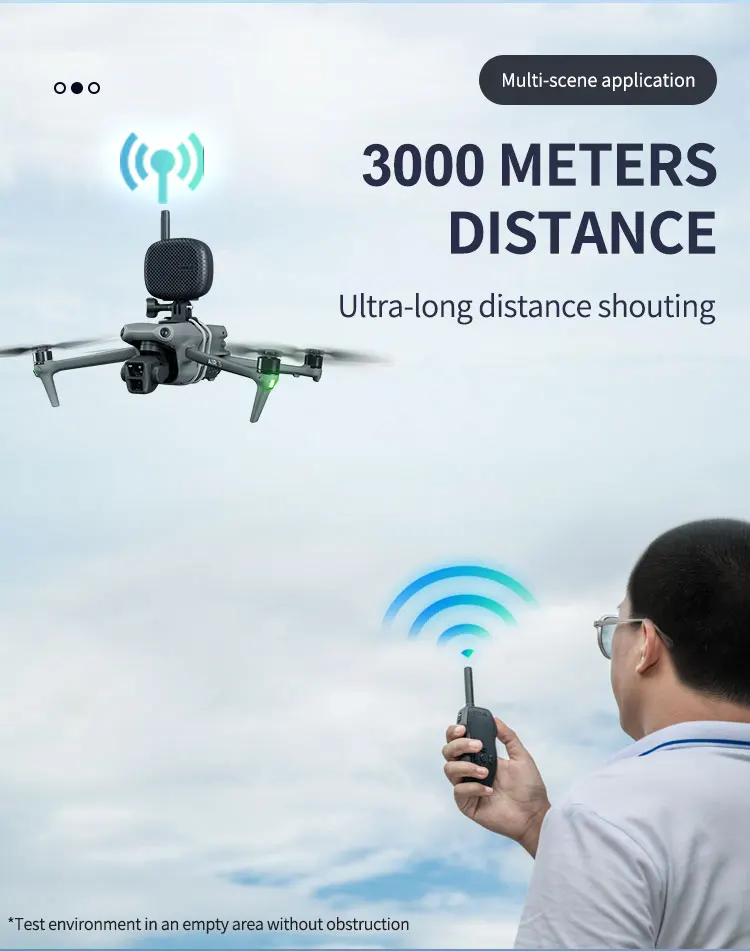 STARTRCPHOTO-altavoz inalámbrico para Dron, megáfono de acción para DJI Mini 4 Pro, Mini 3 Pro, Mini 2, Air 3, Mavic 3 - AliExprs 44