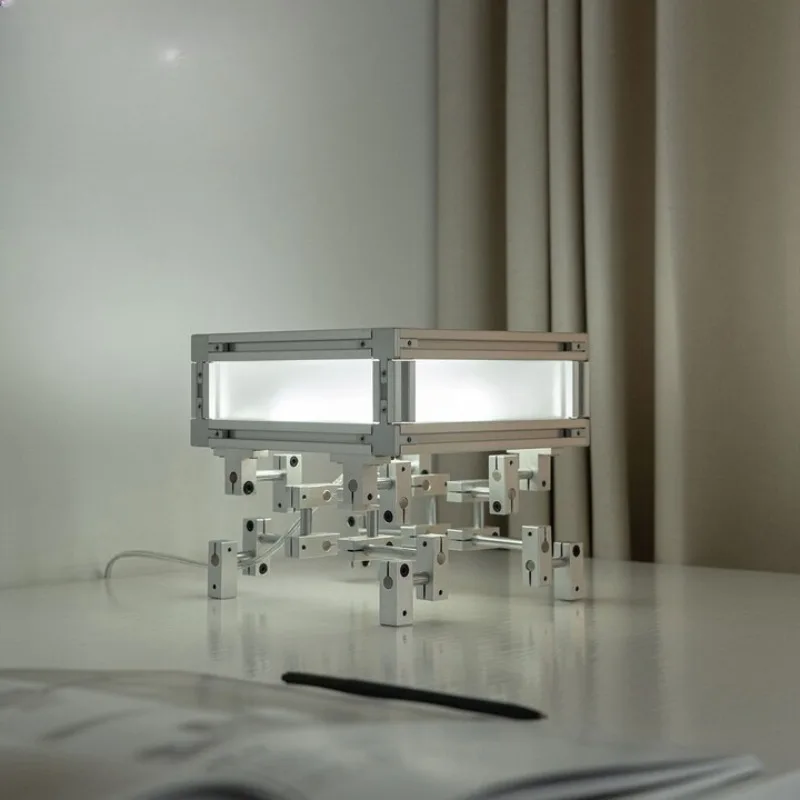 

LED night light industrial wind metal bedside lamp desktop ambient light master bedroom living room eye protection desk lamp