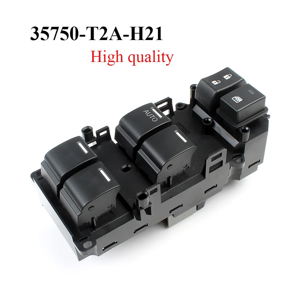 

Power Window Control Switch For Honda Accord 2013-2017 35750-T2A-H21 Electric Master Glass Lifter Button Auto Replacement Parts