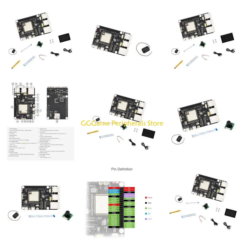 

U55B Double Cored P4 Module Board Featuring WiFi 6 BT5 Support For IoT And Graphical Display Applications