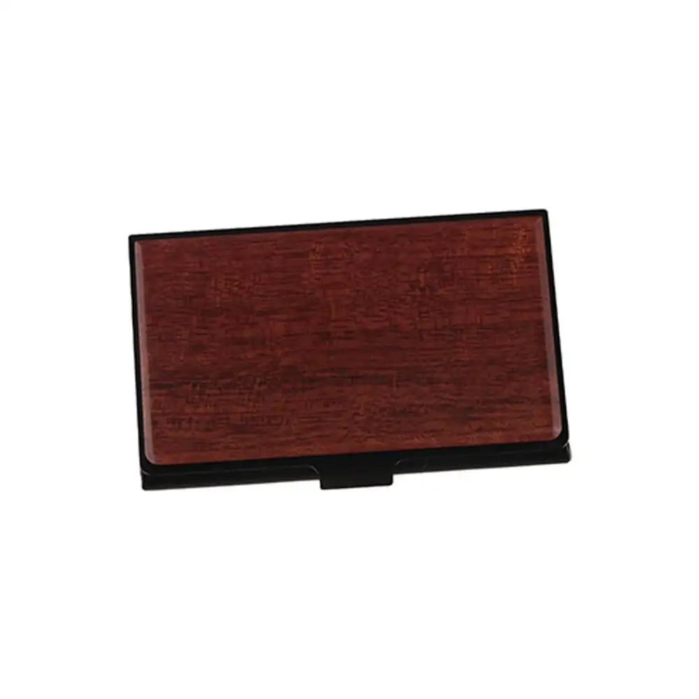 Stainless Steel Display Stander Office Supplies Cards Container ID Credit Card Holder Cards Storage Case Business Card Holder