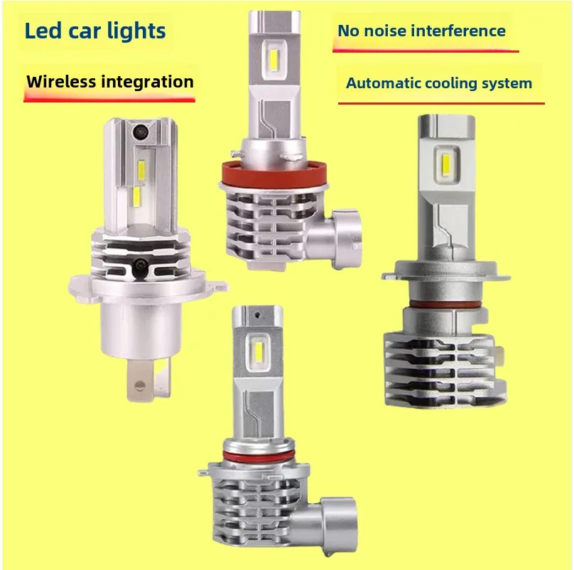 2PCS Car led headlights near and far light headlights Headlights bubble wireless integrated LED motorcycle lights