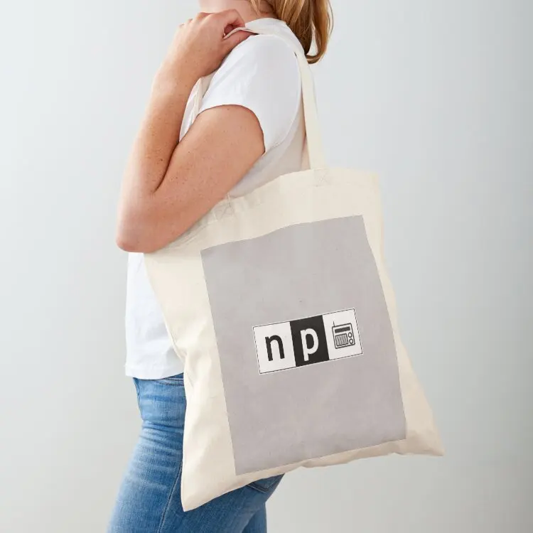 

National Public Radio Tote Bag supermarket folding bag tote bag women female sacs de shopping