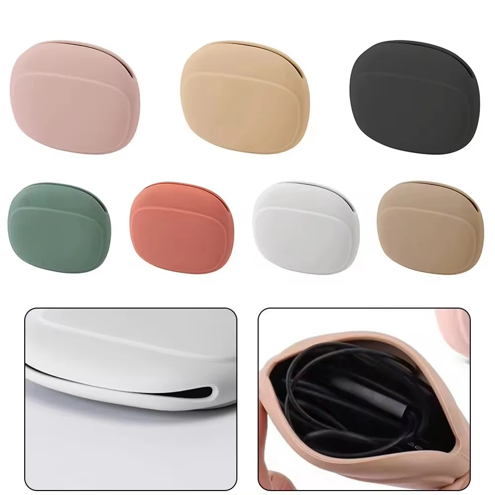 Portable Data Cable Storage Case Silicone Earphone Bag Multifunctional Phone Charger Data Cable Storage Box