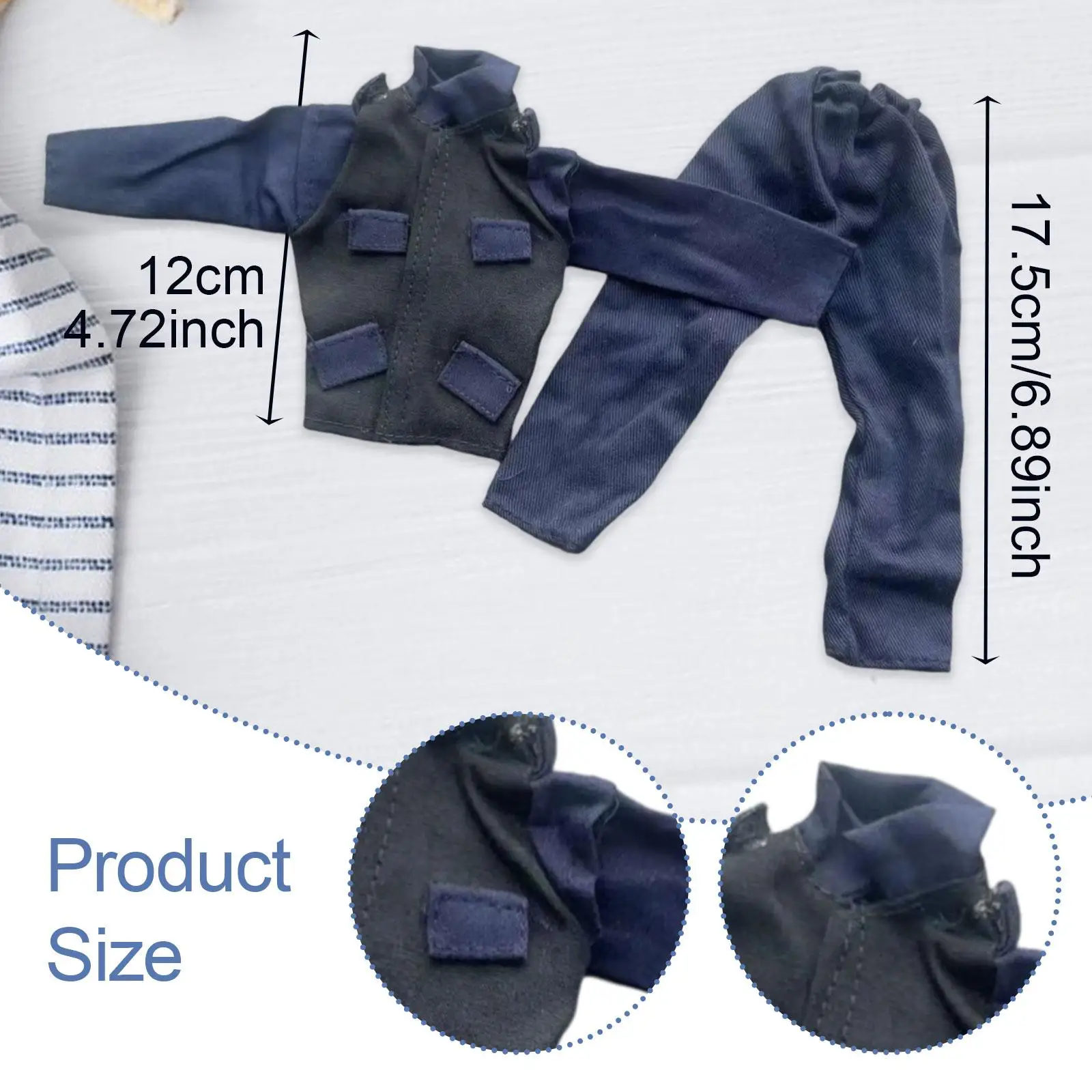 Vêtements de figurines d'action à l'échelle 1/6, uniforme, vêtements miniatures pour hommes de 12 pouces