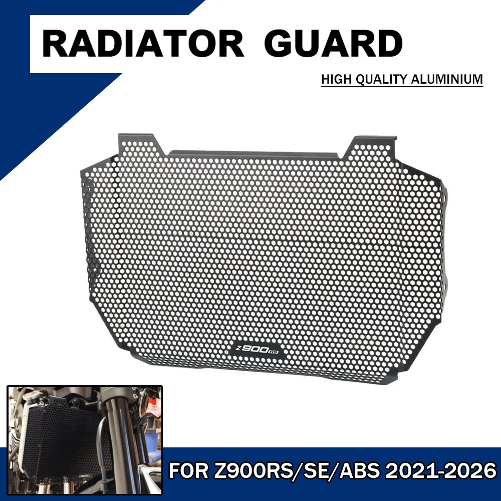 

For Z900 RS 2025 2026 Motorcycle Engine Radiator Grille Guard Cover Protector For Kawasaki Z900RS 2021-2024 Cooler Protect Grill