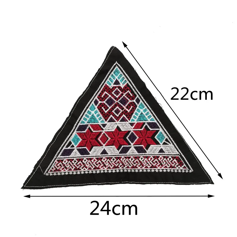 1pcs Embroidered Patches for Clothing Sewing Supplies Decorative Badges Applique Clothing Jeans Black Cross