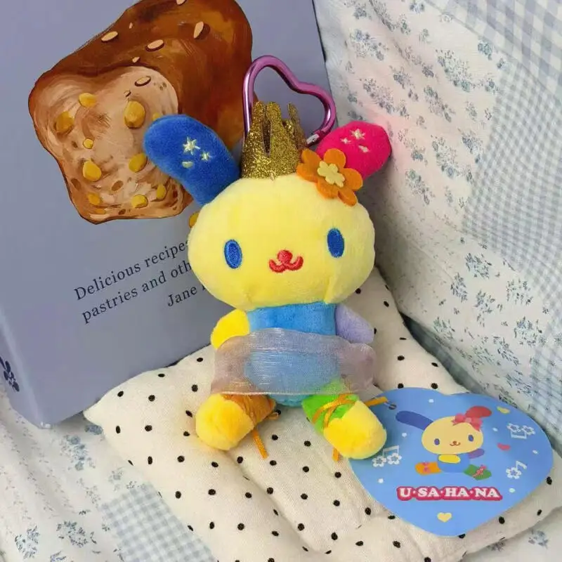 Cartoon Usahana Plush Toys Kawaii Keychain Creative Peripheral Backpack Pendant Doll Friends' Birthdays and Christmas Gifts
