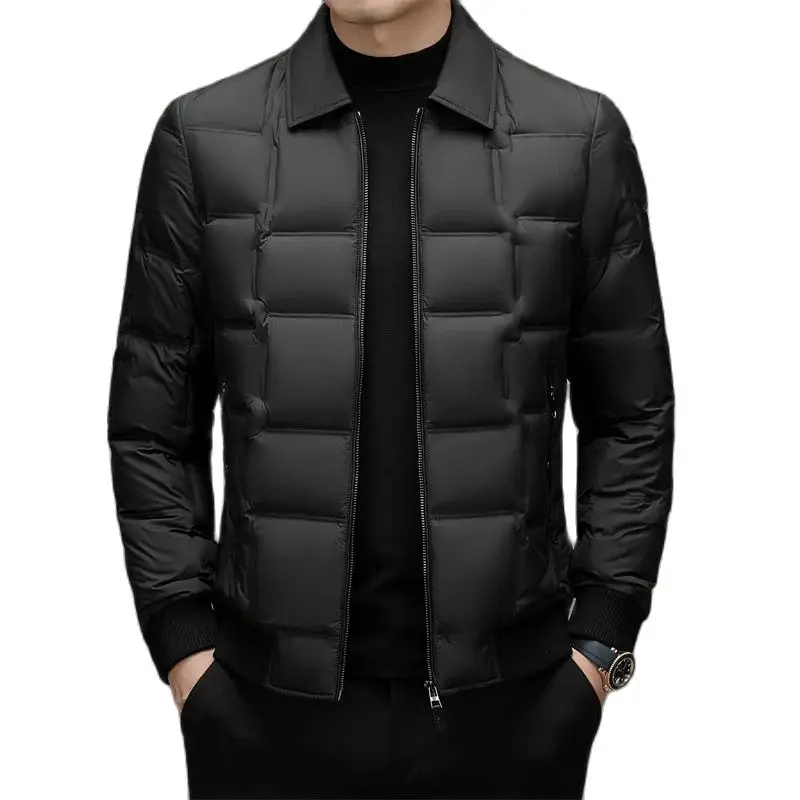 

BATMO 2023 New Arrival Winter 85% White Duck Down Jackets Men,Mens Warm Thick Coat, M3768