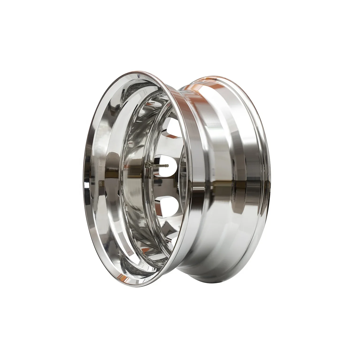 19.5  Customized   Aluminum Truck  Wheel with T Wind Holes