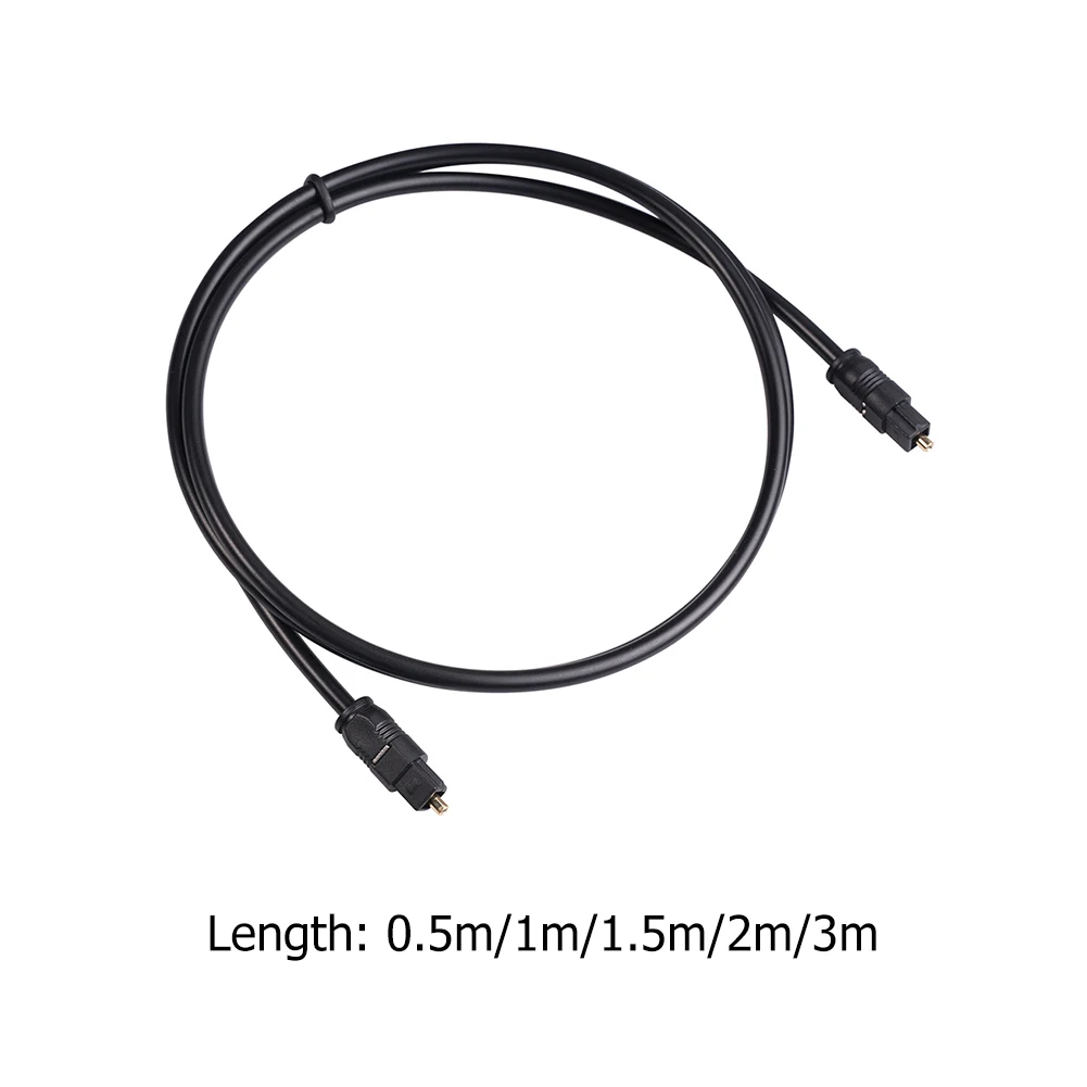 0.5 متر-3 متر الرقمية البصرية كابل الصوت Toslink ذكر إلى ذكر SPDIF MD DVD مطلية بالذهب الألياف الحبل للتلفزيون مشغل أقراص مضغوطة PS3 Xbox