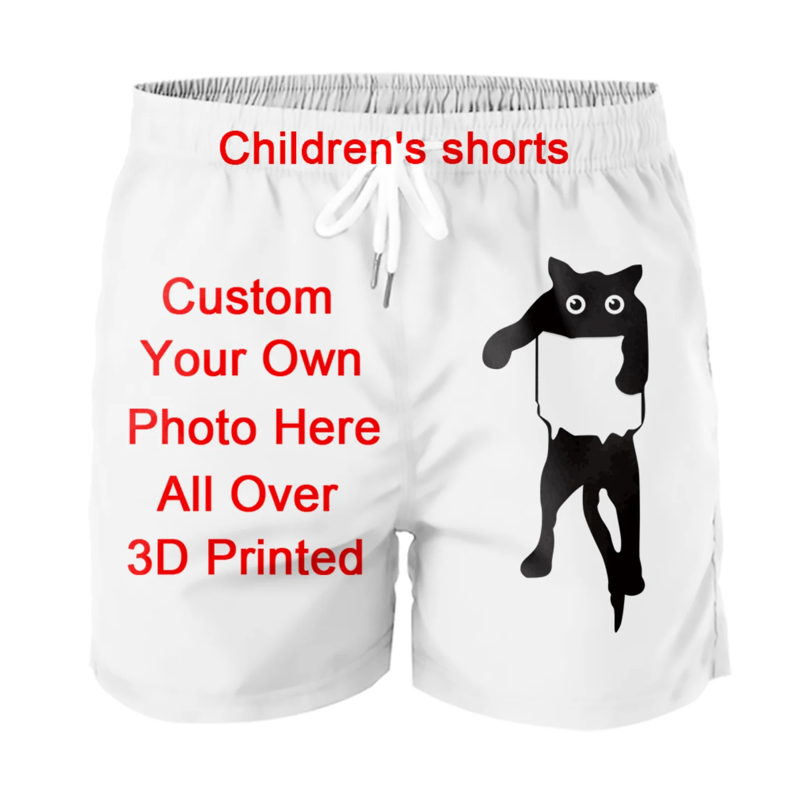 Fashion Children's Shorts 3D Print DIY Personalized Design Kids Image/Photo/Star/Singer/Anime Casual Boy Girl Shorts