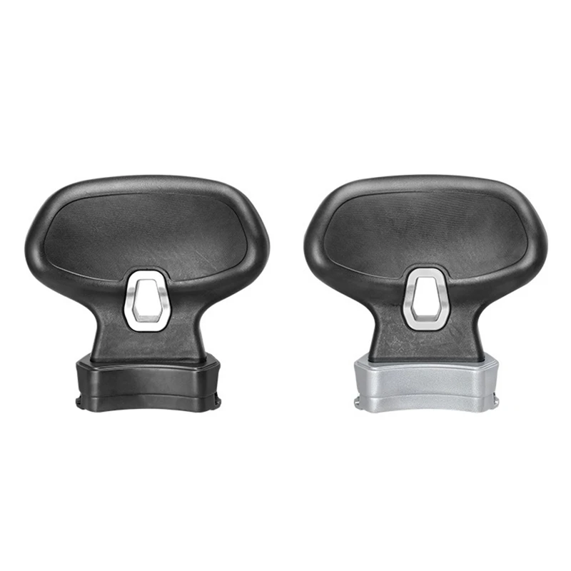 مسند ظهر للدراجة النارية تعديل مسند ظهر للركاب الخلفي وسادة دعم الخصر لـ 368G 368G 368-G أسود وفضي