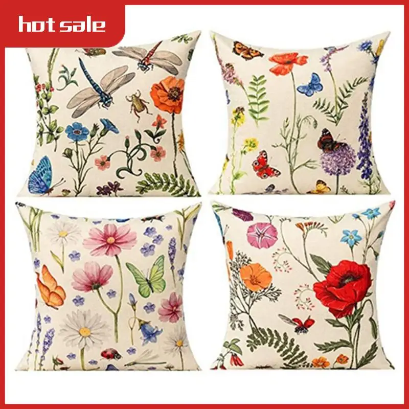 

A21R-Outdoor Pillow Covers 18X18inch Set Of 4 Outdoor Waterproof Pillow Covers For Patio Furniture Garden