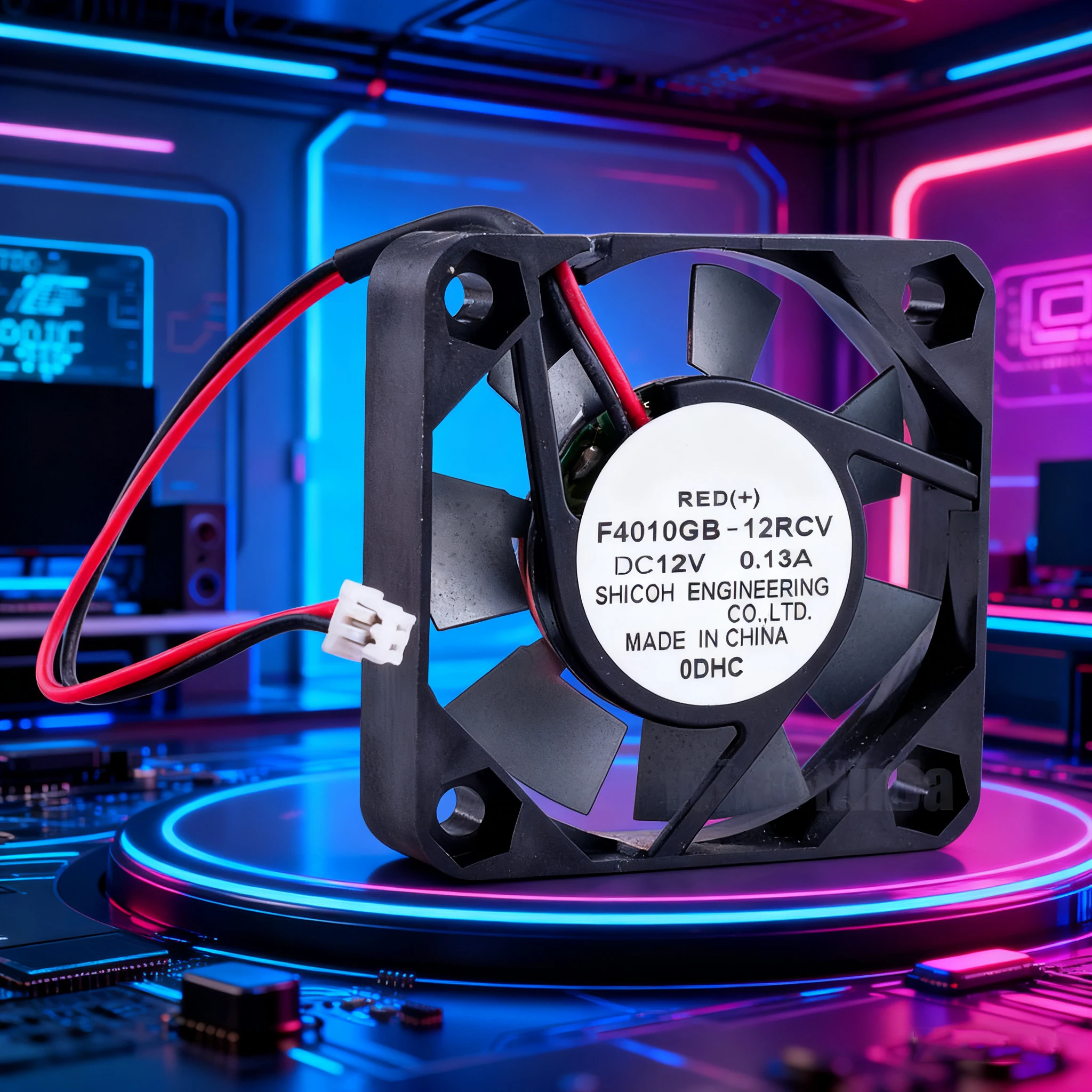 

F4010GB-12RCV Вентилятор охлаждения с металлическими листьями 4 см 40 мм 40x40x10 мм DC12V 0,13A Малошумный вентилятор для силового маршрутизатора