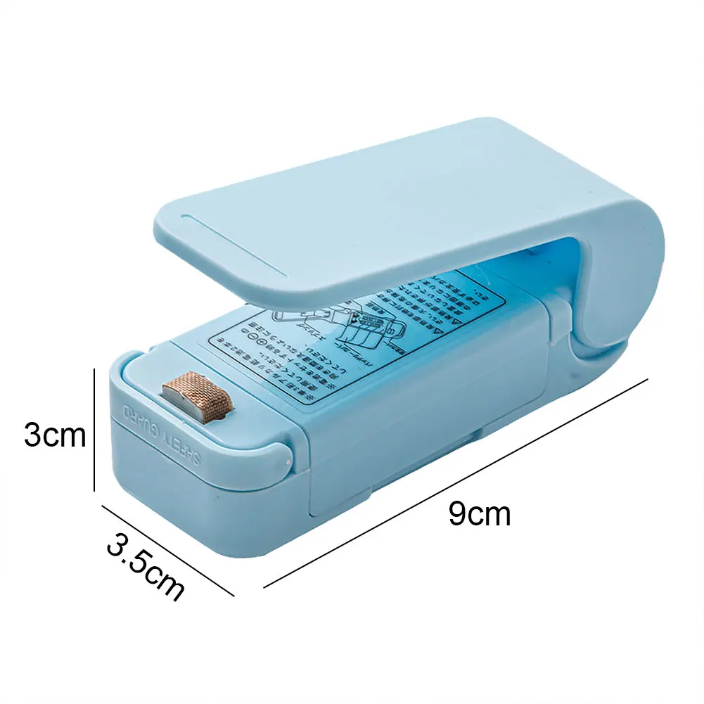 Mini Heat Bag Packaging Sealer Portable Plastic Bag Clip Sealing Machine Food Storage Seal Snack Sealing Kitchen Gadgets