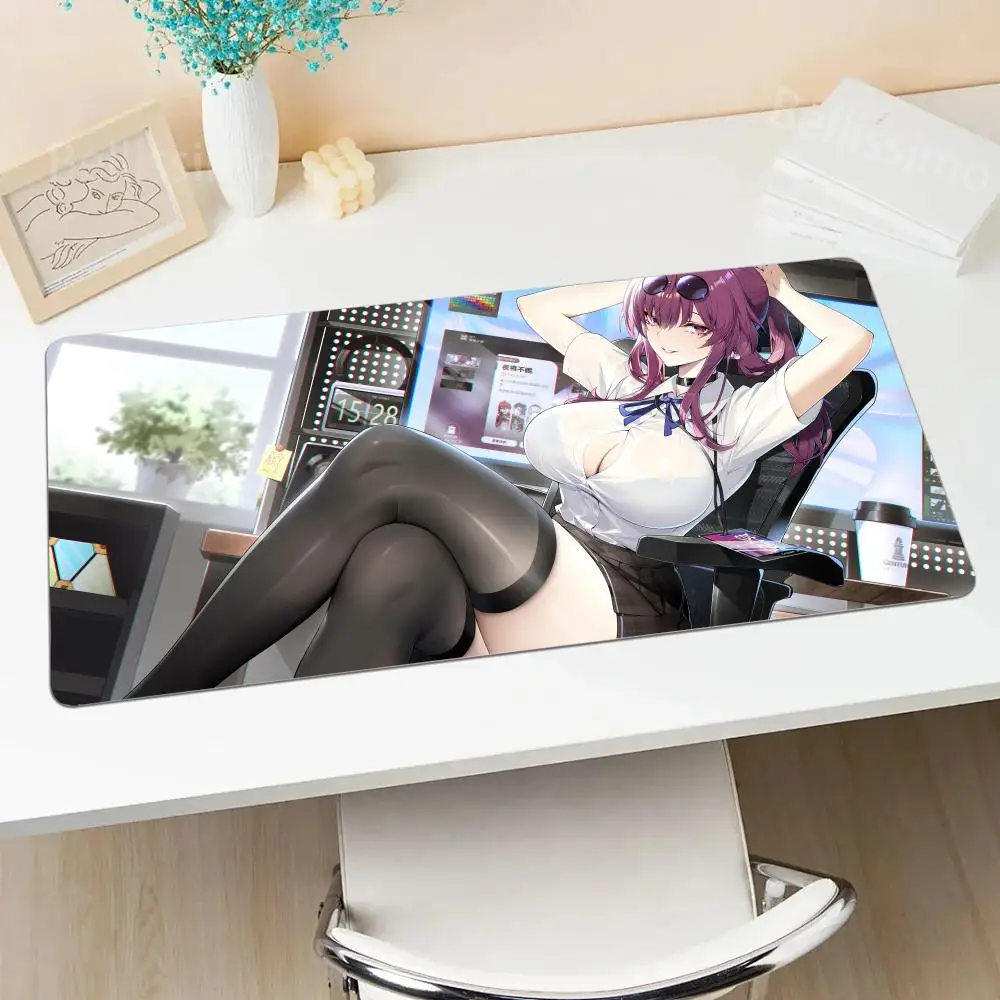 

Hot selling Kafka H_honkai S_star R_rail Wireless Mouse Pad Escritorio All Size Edgelock Rubber Desk Mat Fit For Boyfriend Gift