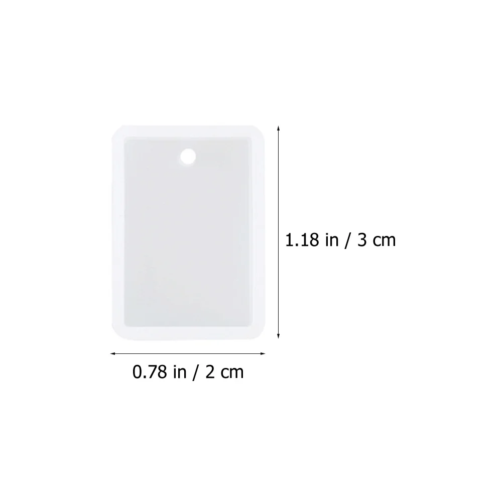 

1 set 1 Set Silicone Pendant Mold For Diy Epoxy Craft Charm Making Keychain Jewelry With Crystals Stones Glitter Dried Flowers