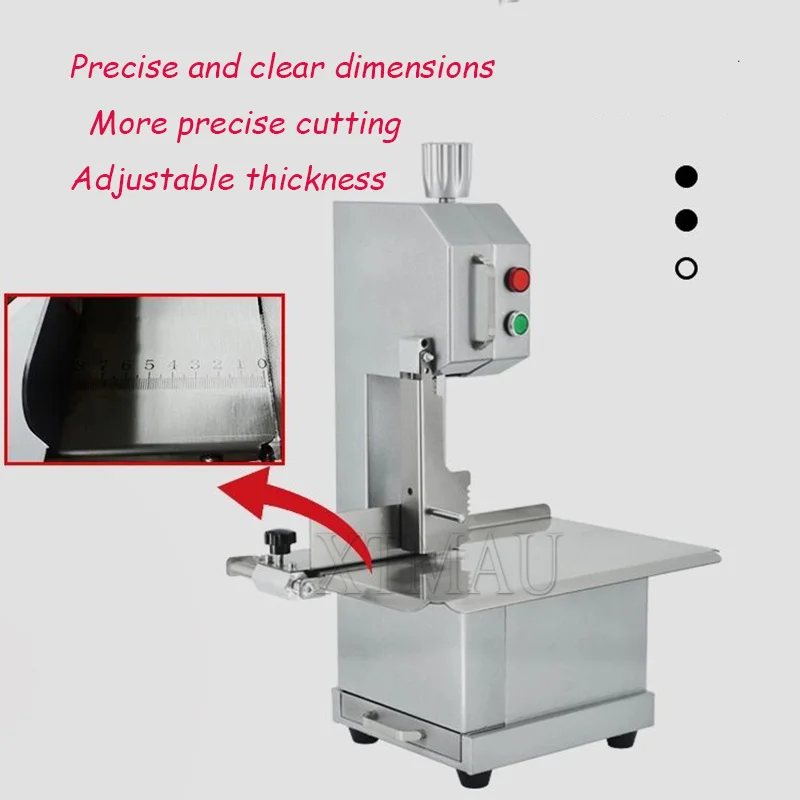 آلة قطع اللحوم ، آلة قطع العظام ، آلة قطع العظام ، آلة قطع العظام ، قاطع لحم وسمك كهربائي لتجميد اللحوم