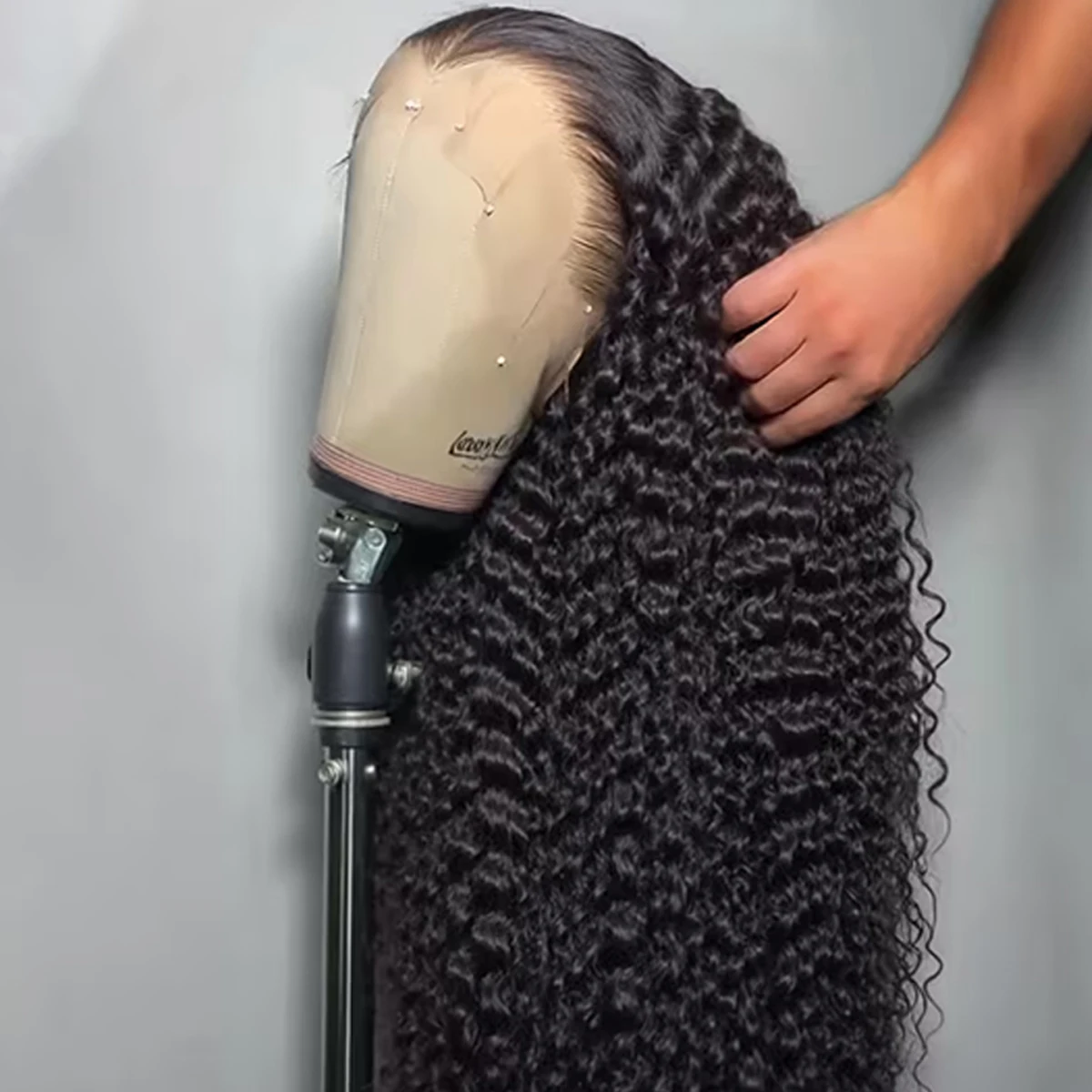 قبل قطع 5x5 خصلات الشعر المستعار الإنسان غلويليس مجعد الدانتيل خصلات الشعر المستعار الإنسان 13x4 13x6 الدانتيل أمامي خصلات الشعر المستعار الإنسان 200% HD الدانتيل الباروكات الأمامية #1