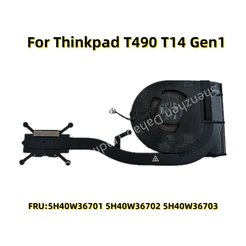 

Original For Lenovo Thinkpad T490 T14 Gen1 Integrated Graphics CPU Heatsink With Fan FRU:5H40W36701 5H40W36702 5H40W36703