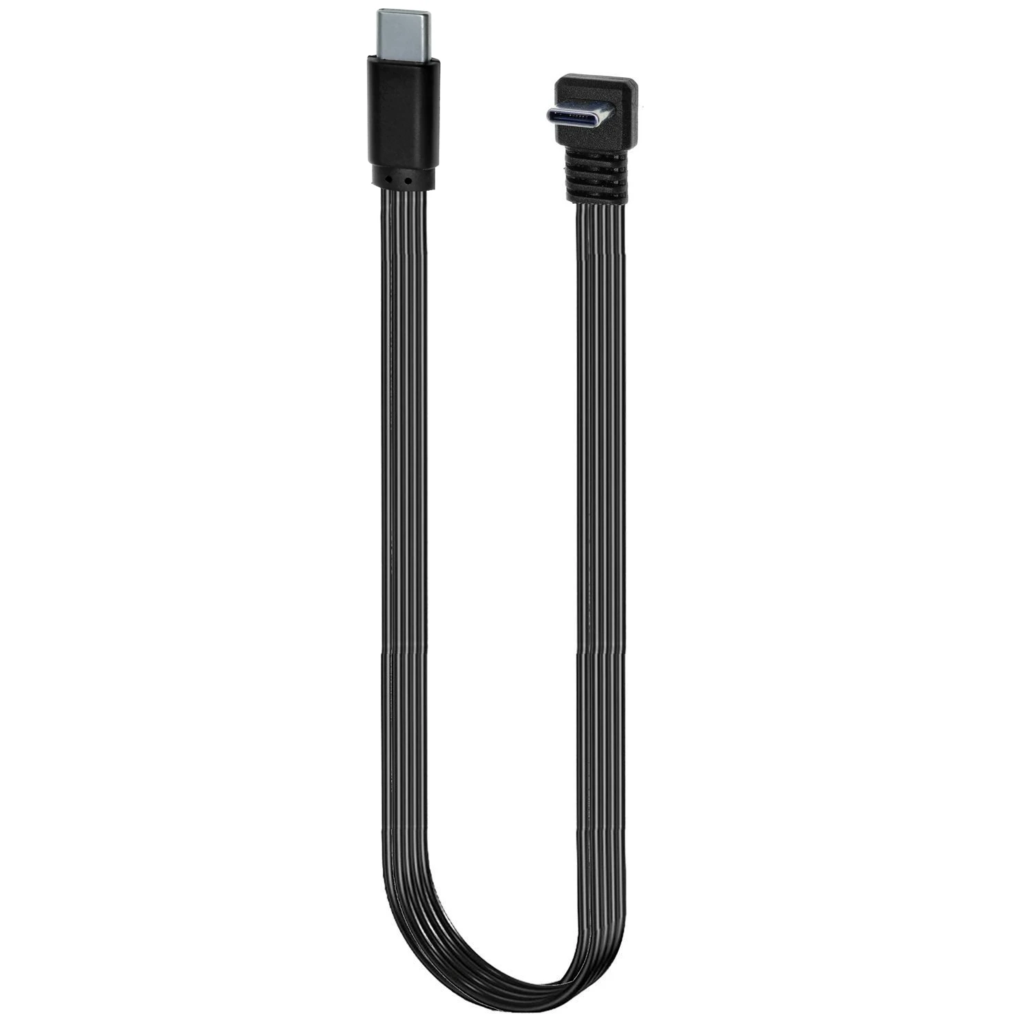 10CM 20CM 30CM 10CM 5CM USB 2,0 Typ-C Flache Kabel Verlängerung FPC Kabel USB 2,0 USB-C 90 ° Up/Unten Abgewinkelt Stecker 5CM-1M