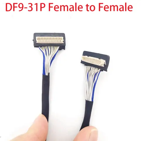 암-암 DF9 31Pin 라인 케이블 1.0 피치 31P-31Pin TTL DF9 31S 스크린 케이블 라인 31P 31Pin DF9-31S-1V 스크린 코드 와이어
