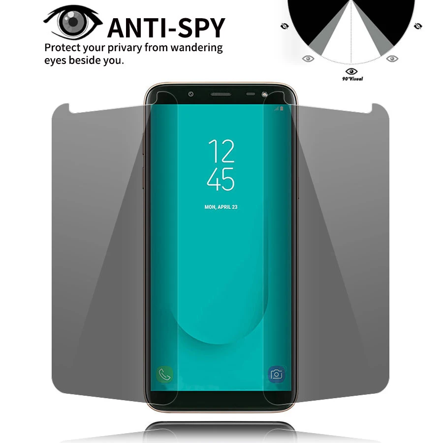 الخصوصية Asus ROG Phone 7 Ultimate Rog 5 6 3 3S 5S 6D 6S Pro واقي شاشة من الزجاج المقسى مضاد للتجسس