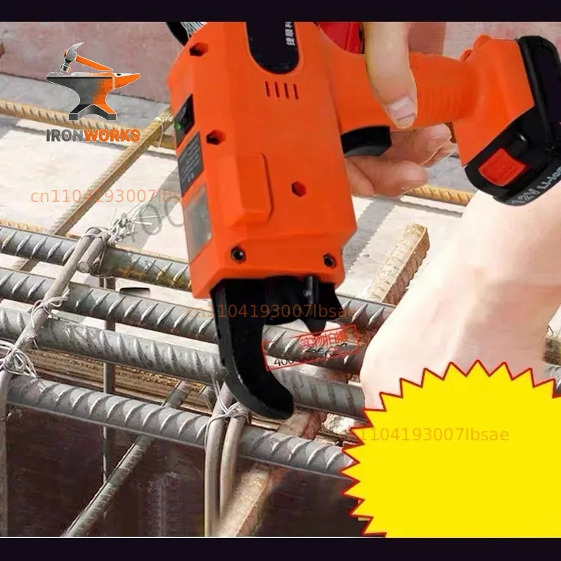 Rebar Tier Binding Machine 12V 3000mAh Automatic Rebar Tying Machine Cordless Wire Lithium Battery New