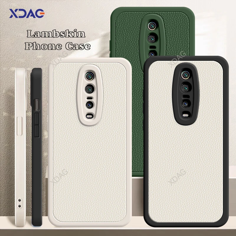 Original Lambskin Leather Case for Xiaomi Mi 9T Mi9T Xiaomi9T 9 Pro 9TPro Explorer 5G Soft Phone Accessories Cover Funda Carcasa