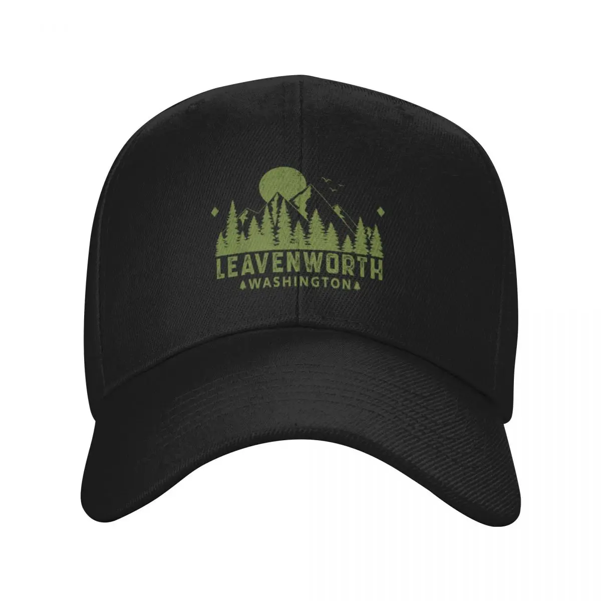 Fashion Leavenworth Washington Mountain Sight baseball cap Couples Going Out Summer Hat