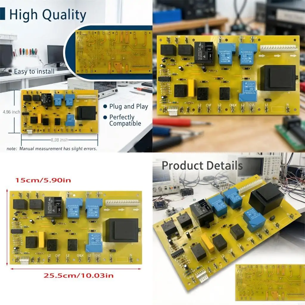 

Универсальная плата реле для духовки 92029 Замена печатной платы реле для CPD227