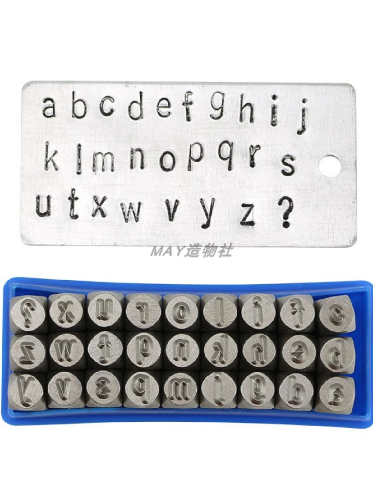 27pcs/set Alphabet Metal Stamping Kit Letter Steel Stamps Lowercase Jewelry Punch Leather Silver Punching DIY Carving Craft Tool