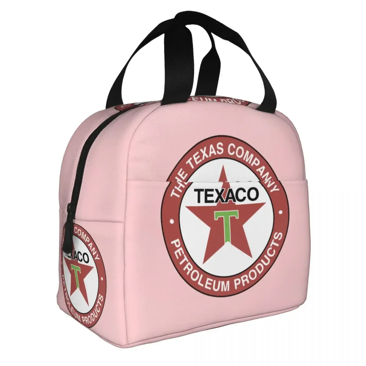 Texaco Insulated Lunch Bag for Women Portable Cooler Thermal Lunch Box Outdoor Camping Travel Picnic Food Container Bags