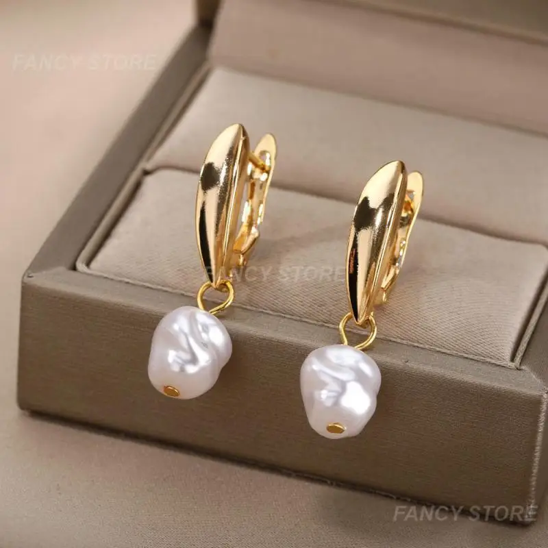 1/2PAIRS Grace Fashion 5g Handmade Baroque Pearl Earrings Cross Border Premium Highly Sought After Best Seller Multifunction