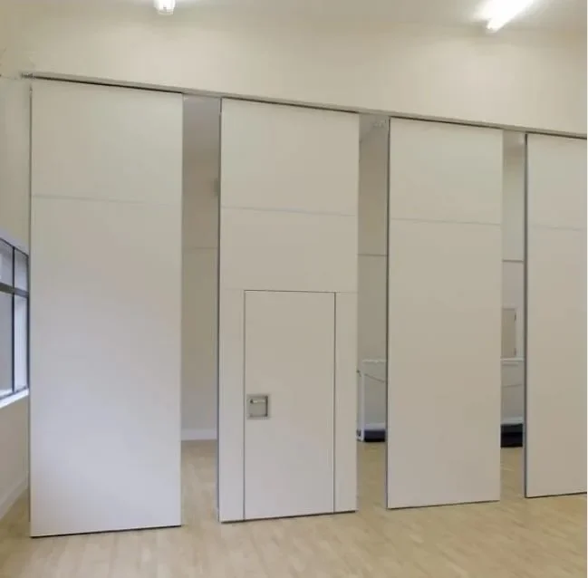 Movable Soundproof Partition Walls Movable Push Partition Walls Acoustic Sliding Partition Walls with Door