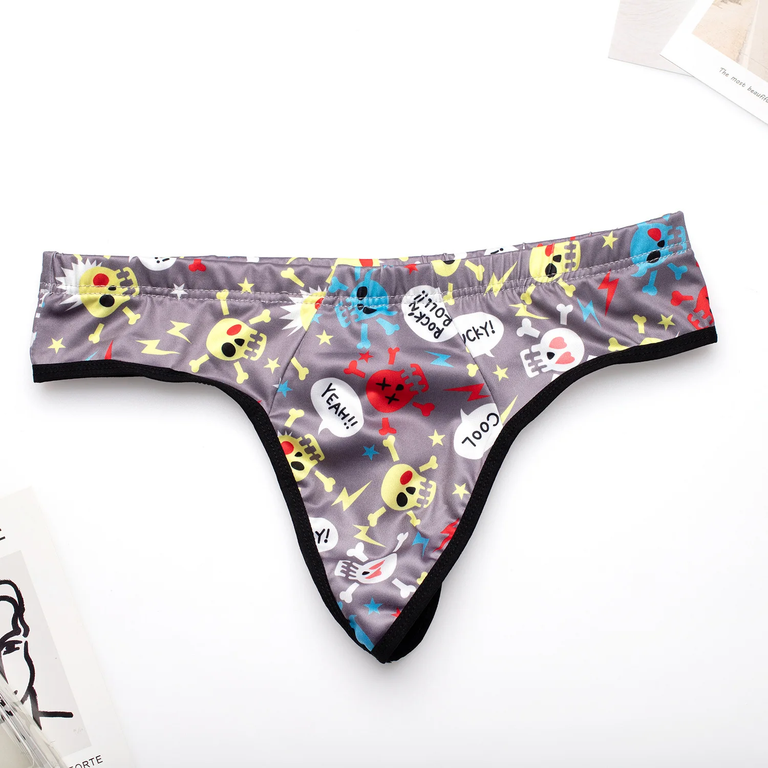 Sexy Underwear for Women Seductive Funny T Back Thongs Personalized Printed Cartoon Girl Fashion Bottom Shorts Panties G Strings