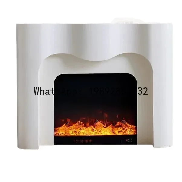 

H5.14 minimalist solid fireplace mantel decorative cabinet - high-style furniture for home living room (simulated fireplace)