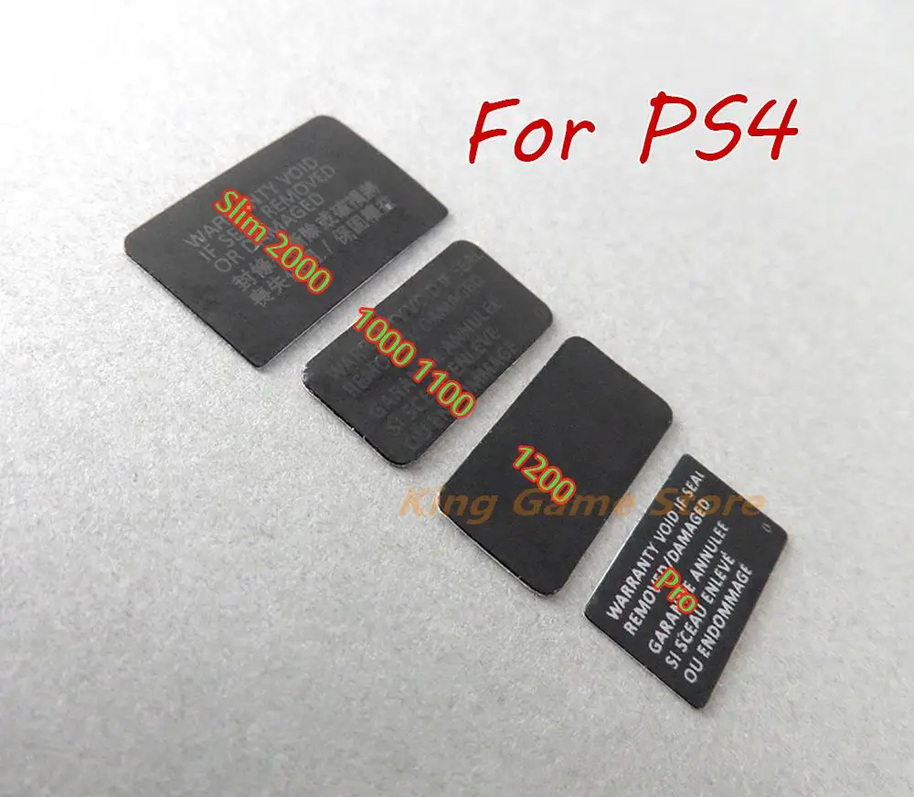 300pcs Replacement Host Seal Sticker Label for Sony Playstation 4 1000 1100 1200 slim 2000 HK/US Version Host Seal for ps4 pro